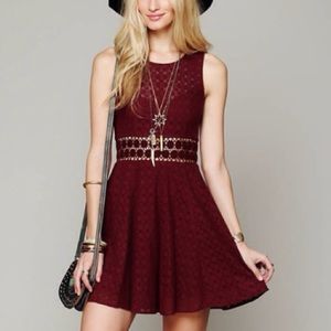 Free People Fitted with Daisies Dress